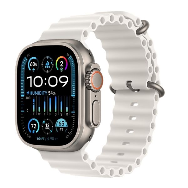 Watch Ultra 2 Gps + Cellular 49mm Titanio - Cinturino Ocean Bianco - Apple - APP.MREJ3TY/A