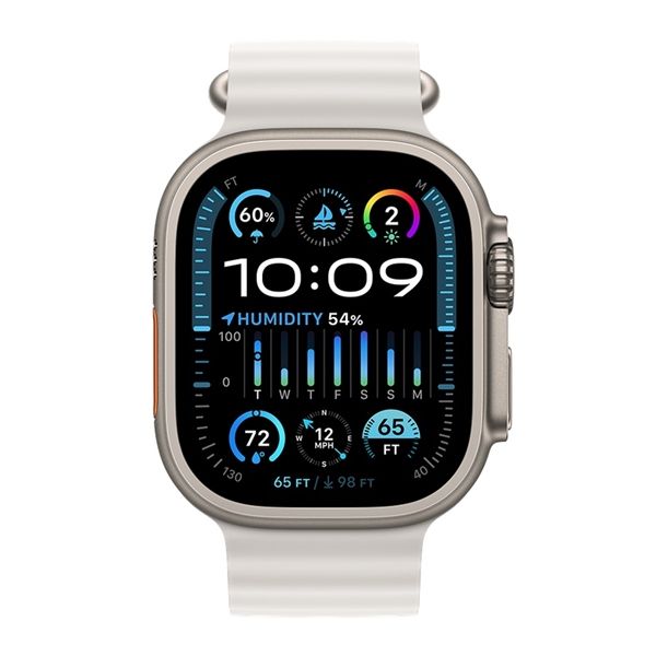 Watch Ultra 2 Gps + Cellular 49mm Titanio - Cinturino Ocean Bianco - Apple - APP.MREJ3TY/A