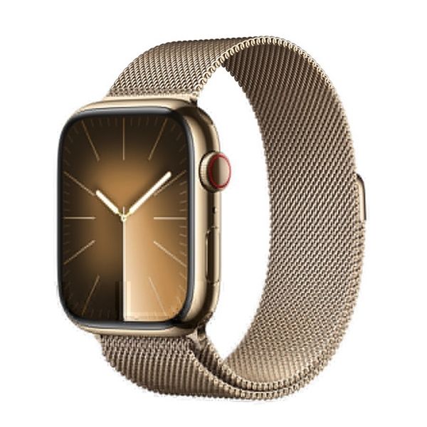 Watch Serie 9 Gps + Cellular 45mm Acciaio Oro - Cinturino Loop Maglia
Milanese Oro - Apple - APP.MRMU3QL/A