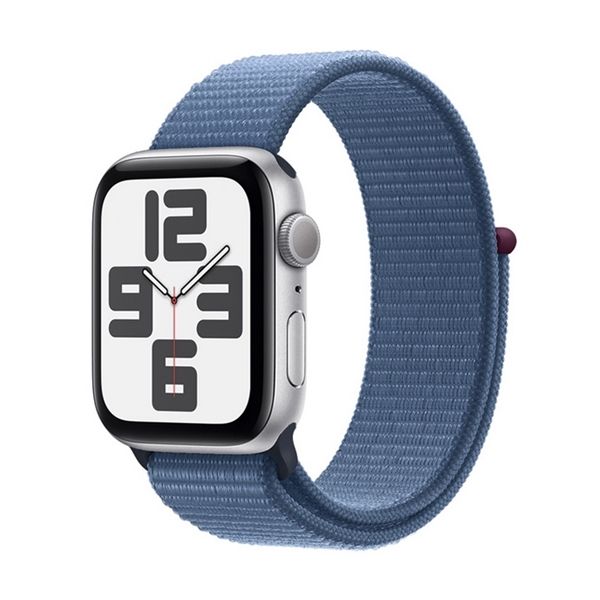 Watch Se Gps 40mm Alluminio Argento - Cinturino Sport Loop Blu Inverno - Apple - APP.MRE33QL/A