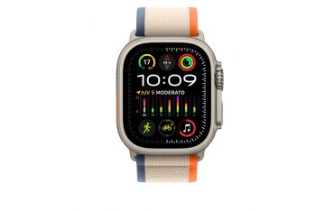 Cinturino Trail Loop Arancione/beige - S/m - Apple - APP.MT5W3ZM/A