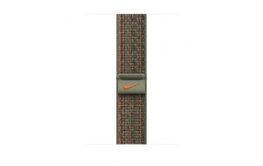 Cinturino Nike Sport Loop Sequoia/arancione 45mm - Apple - APP.MTL63ZM/A