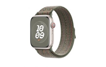 Cinturino Nike Sport Loop Sequoia/arancione 45mm - Apple - APP.MTL63ZM/A