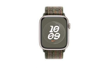 Cinturino Nike Sport Loop Sequoia/arancione 45mm - Apple - APP.MTL63ZM/A