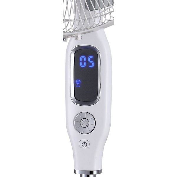 Ventilatore A Piantana Midea FS40-18BR - 5 Pale, 38 DB Telecomando Timer 8h Oscillazione 85 Display