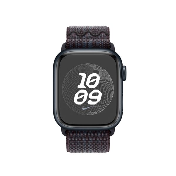 Cinturino Nike Sport Loop Nero/blu 41mm - Apple - APP.MUJV3ZM/A