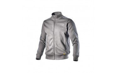 Felpa con zip Diadora Armeric II Grigio Acciaio - 702161206