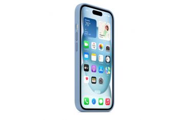 Custodia Apple Magsafe In Silicone Per Iphone 15 - Blu Inverno - Apple - APP.MT0Y3ZM/A