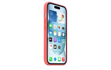 Custodia Apple Magsafe In Silicone Per Iphone 15 - Guava - Apple - APP.MT0V3ZM/A