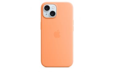 Custodia Apple Magsafe In Silicone Per Iphone 15 - Aranciata - Apple - APP.MT0W3ZM/A