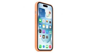 Custodia Apple Magsafe In Silicone Per Iphone 15 - Aranciata - Apple - APP.MT0W3ZM/A