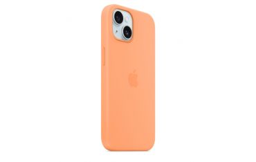 Custodia Apple Magsafe In Silicone Per Iphone 15 - Aranciata - Apple - APP.MT0W3ZM/A