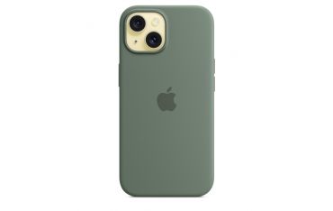 Custodia Apple Magsafe In Silicone Per Iphone 15 - Cipresso - Apple - APP.MT0X3ZM/A