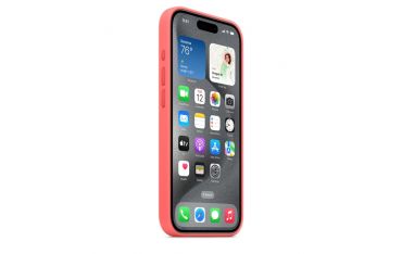 Custodia Apple Magsafe In Silicone Per Iphone 15 Pro - Guava - Apple - APP.MT1G3ZM/A