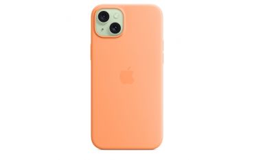 Custodia Apple Magsafe In Silicone Per Iphone 15 Plus - Aranciata - Apple - APP.MT173ZM/A