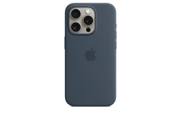 Custodia Apple Magsafe In Silicone Per Iphone 15 Pro - Blu Tempesta - Apple - APP.MT1D3ZM/A