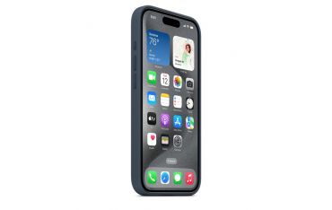 Custodia Apple Magsafe In Silicone Per Iphone 15 Pro - Blu Tempesta - Apple - APP.MT1D3ZM/A