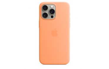 Custodia Apple Magsafe In Silicone Per Iphone 15 Pro Max - Aranciata - Apple - APP.MT1W3ZM/A