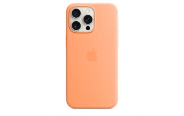 Custodia Apple Magsafe In Silicone Per Iphone 15 Pro Max - Aranciata - Apple - APP.MT1W3ZM/A