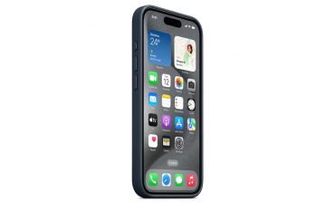 Custodia Magsafe In Tessuto Per Iphone 15 Pro - Blu Pacifico - Apple - APP.MT4Q3ZM/A