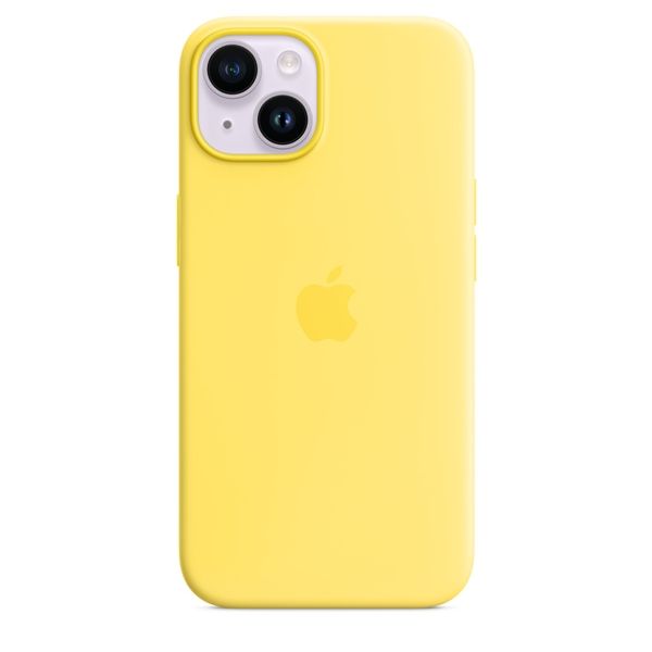 Custodia Apple Magsafe In Silicone Per Iphone 14 - Giallo Canarino - Apple - APP.MQU73ZM/A