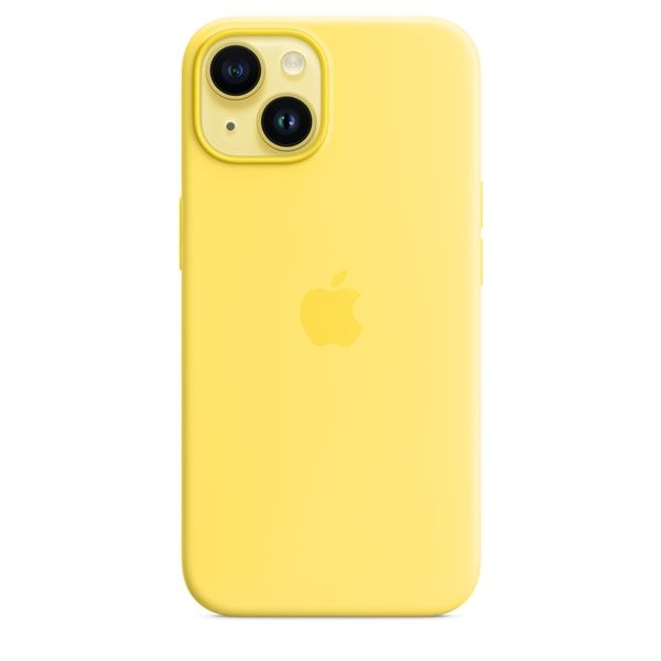 Custodia Apple Magsafe In Silicone Per Iphone 14 - Giallo Canarino - Apple - APP.MQU73ZM/A