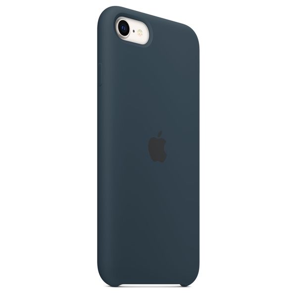 Custodia Apple In Silicone Per Iphone Se - Blu Abisso - Apple - APP.MN6F3ZM/A