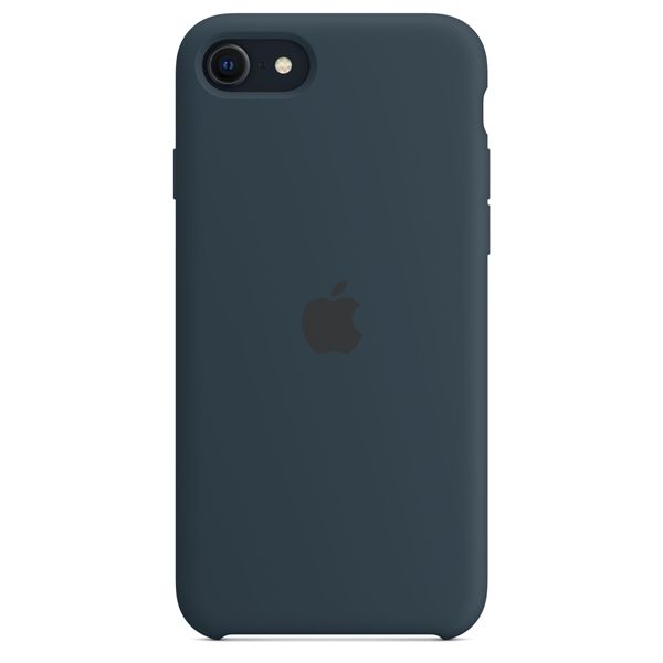 Custodia Apple In Silicone Per Iphone Se - Blu Abisso - Apple - APP.MN6F3ZM/A