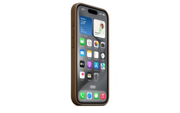 Custodia Magsafe In Tessuto Per Iphone 15 Pro - Grigio Talpa - Apple - APP.MT4J3ZM/A