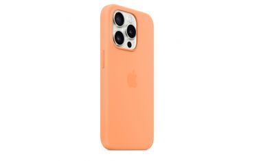 Custodia Apple Magsafe In Silicone Per Iphone 15 Pro - Aranciata - Apple - APP.MT1H3ZM/A