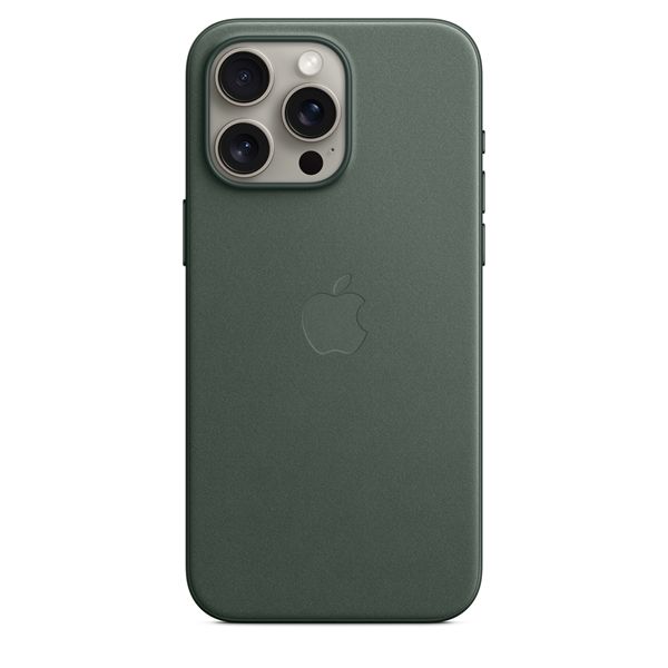 Custodia Magsafe In Tessuto Per Iphone 15 Pro Max - Sempre Verde - Apple - APP.MT503ZM/A