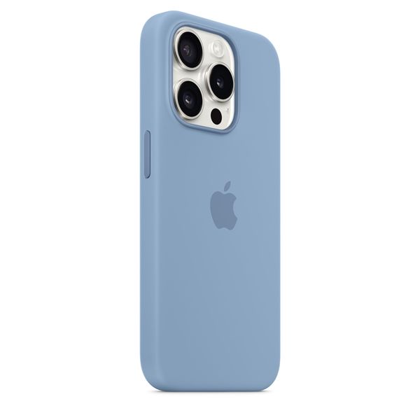 Custodia Apple Magsafe In Silicone Per Iphone 15 Pro - Blu Inverno - Apple - APP.MT1L3ZM/A