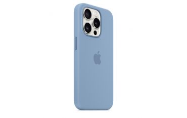 Custodia Apple Magsafe In Silicone Per Iphone 15 Pro - Blu Inverno - Apple - APP.MT1L3ZM/A