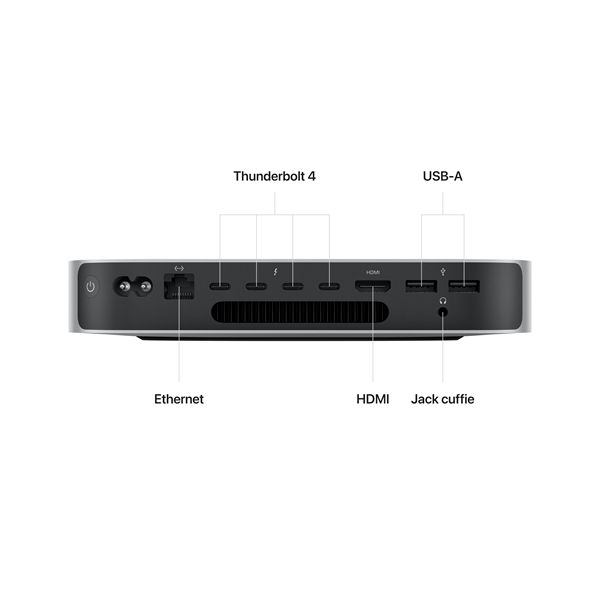Mac Mini M2 Pro Chip 10-core Cpu And 16-core Gpu 512gb Ssd - Apple - APP.MNH73T/A