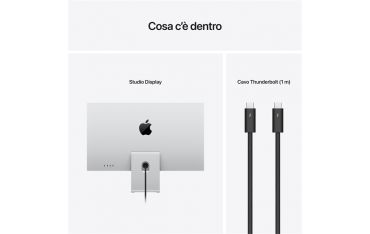 Apple Studio Display - Vetro Standard Inclinazione E Altezza Regolabili - Apple - APP.MK0Q3T/A