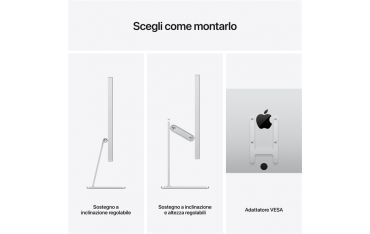 Apple Studio Display - Vetro Standard Inclinazione E Altezza Regolabili - Apple - APP.MK0Q3T/A