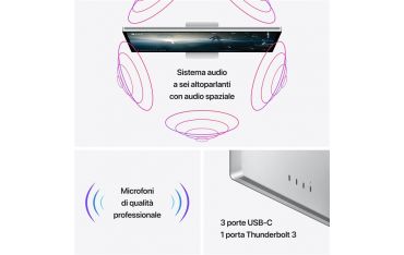 Apple Studio Display - Vetro Standard - Incl. Regolabile - Apple - APP.MK0U3T/A