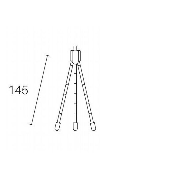 Supporto Universale Per Faretti Sovil Nero - 28/06