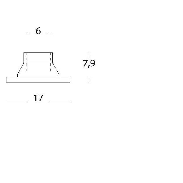 Base Per Palo D.60 In Resina Sovil Nero - 33/06