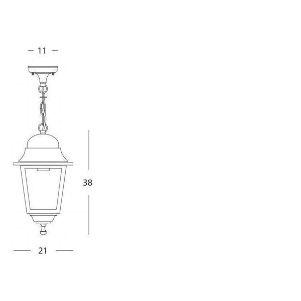 Sospensione Grande E27 Sovil Amalfi Nero - 320/06