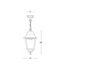 Sospensione Grande E27 Sovil Amalfi Nero - 320/06