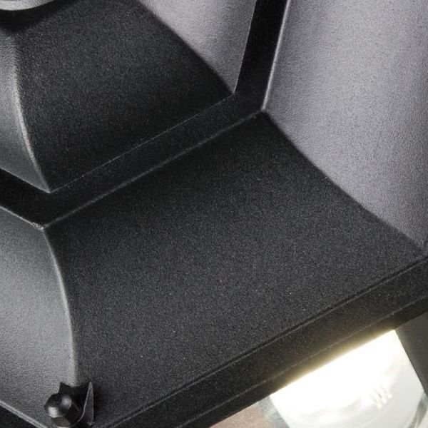 Applique In Alto Grande E27 Sovil Assisi Nero - 301/06