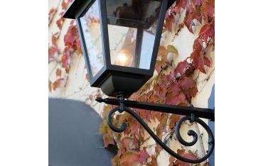 Applique In Basso Maxi E27 Sovil Amalfi Nero - 581/06