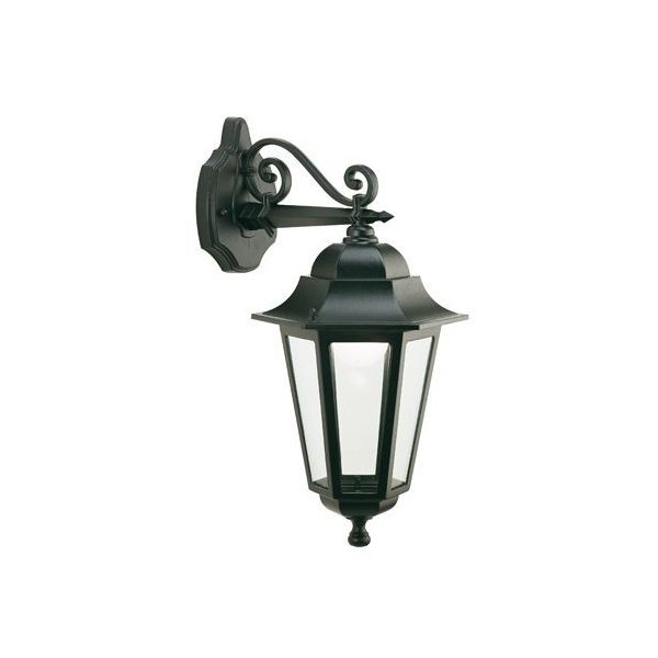 Applique In Basso Grande E27 Sovil Assisi Nero - 993/06