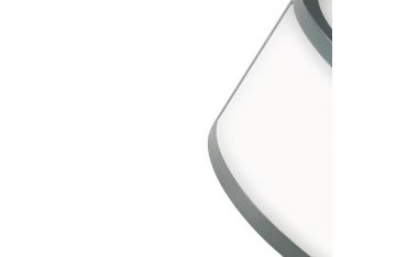 Applique Aperta Mini E27 Sovil Bia Grafite - 173/16