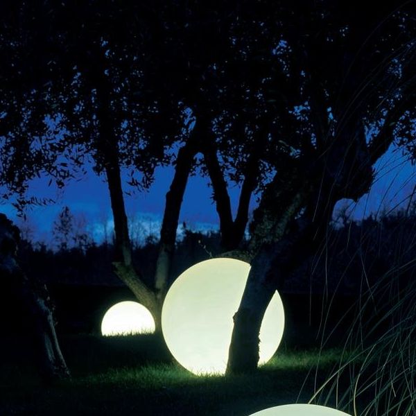 Sfera Da Pavimento D.380 E27 Sovil Ball Bianco - 639/02