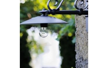 Applique Lunga Grande E27 Sovil Borgo Grafite - 929/16