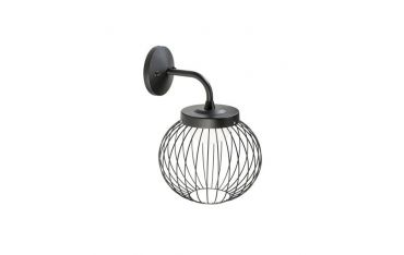 Applique In Basso 20w Led 3000k Sovil Cage Nero - 98505/06