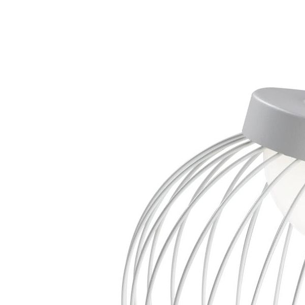 Applique In Basso 20w Led 4000k Sovil Cage Nero - 99505/06