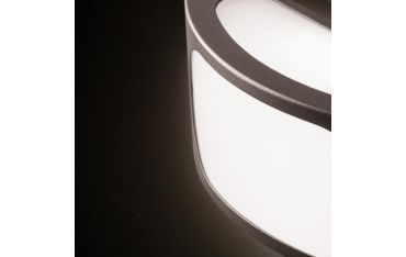 Applique Aperta E27 Sovil Dive Grafite - 174/16